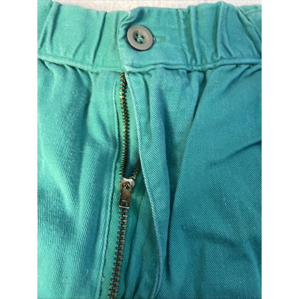80s JJ San Francisco Teal Men’s Medium Shorts. Teal Zip Elastic Waist - Picture 6 of 16
